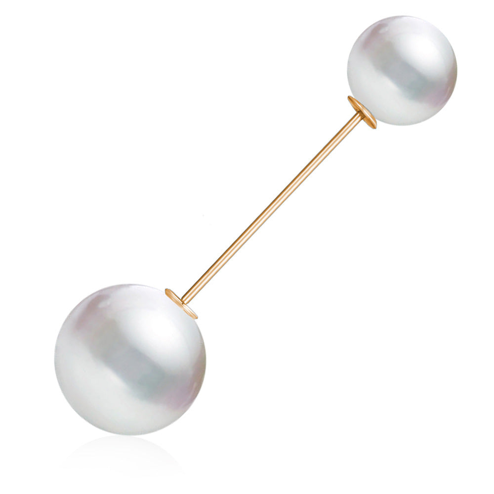 All-match free sewing pearl brooch