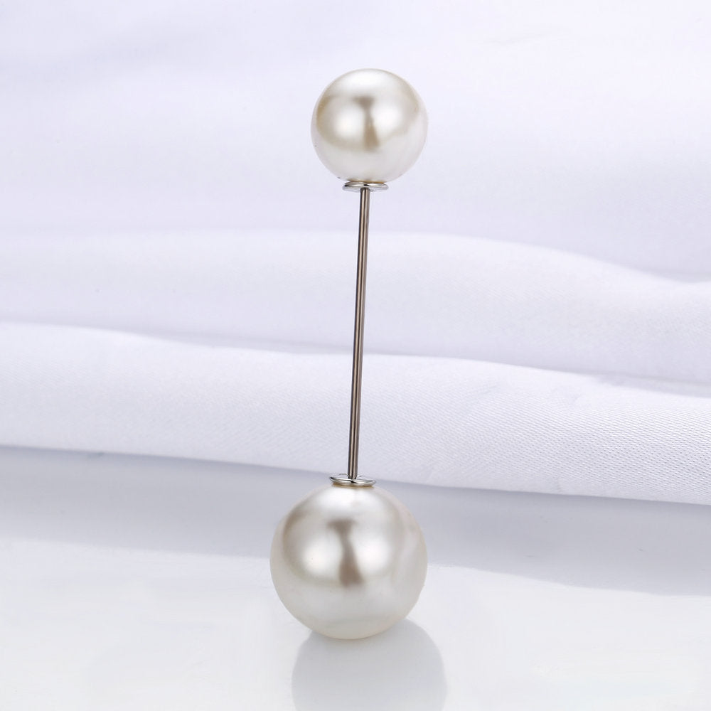 All-match free sewing pearl brooch