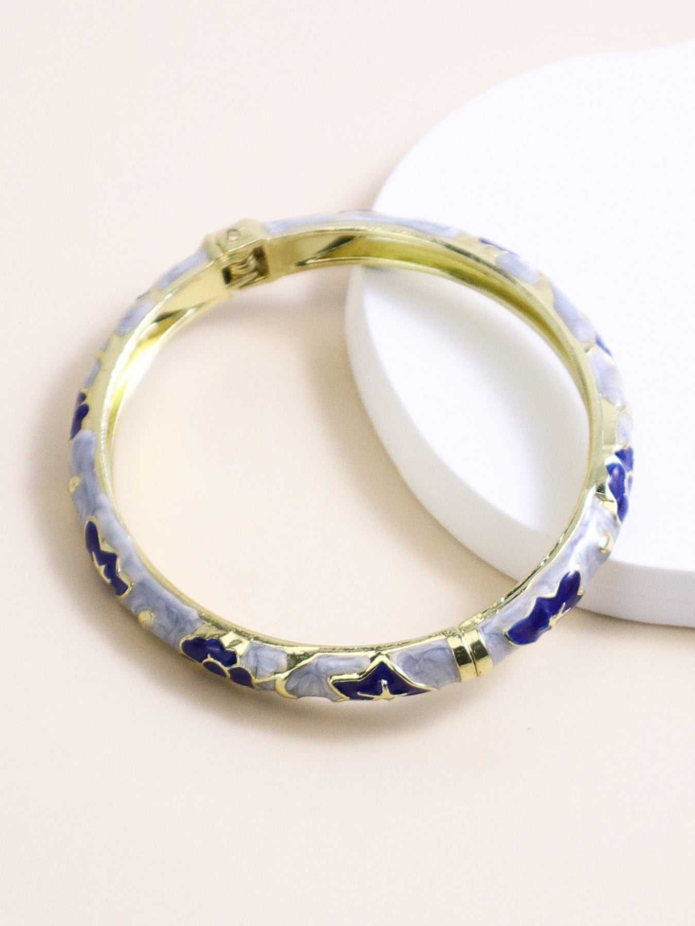Enamel Floral Bracelet For Women